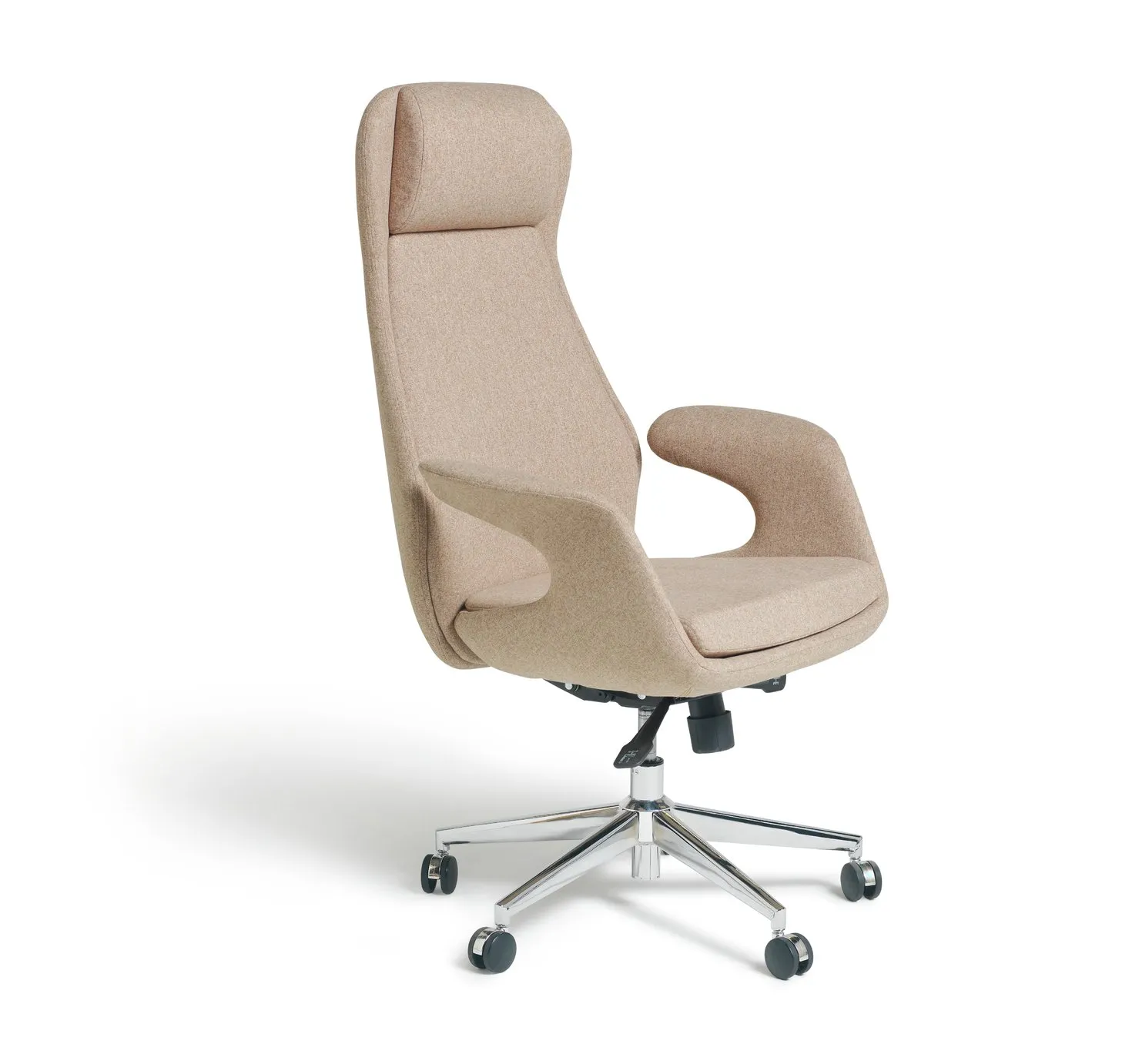 Habitat Alban Fabric Office Chair - Grey