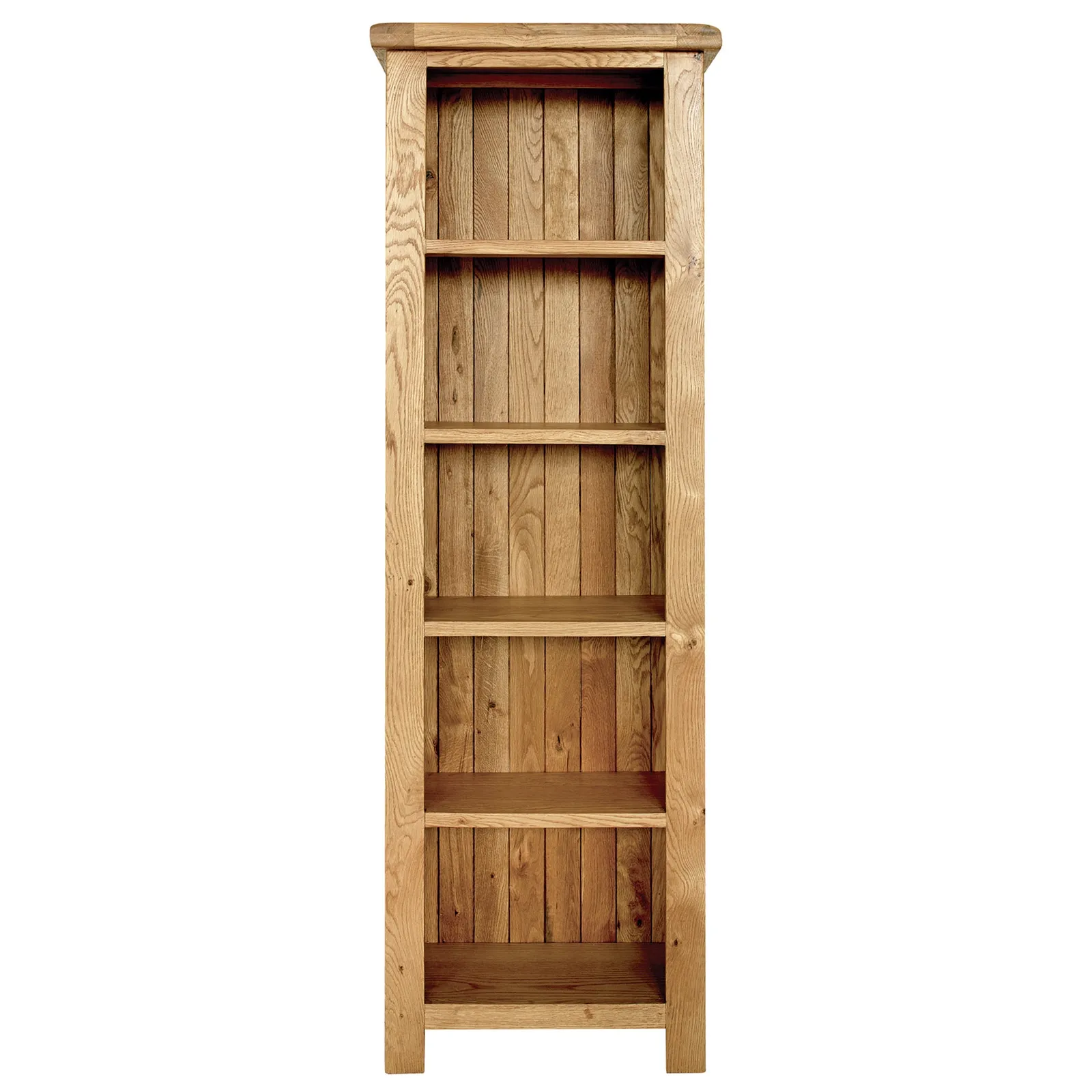 Aylesbury Oak Slim Bookcase Light Brown / Natural