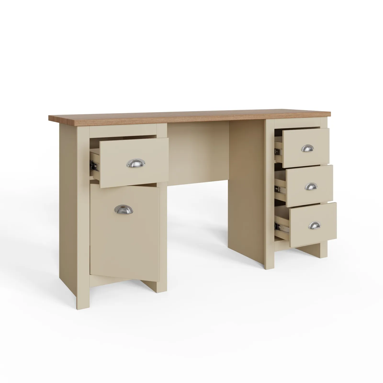 GFW Lancaster Study Desk in Cream 5