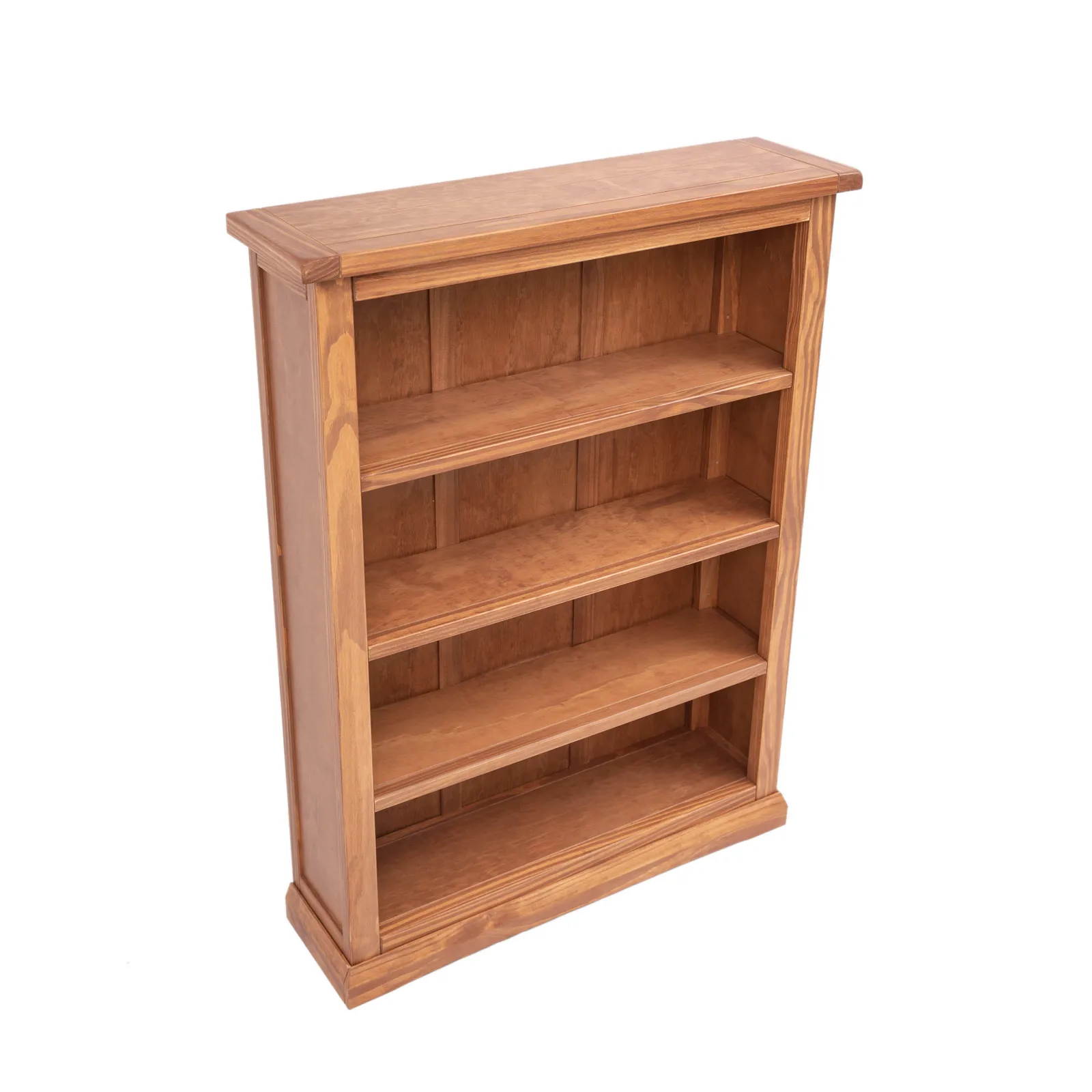 Cabinet Bits Bookcase with plinth 120x90x25cm in Brown 3