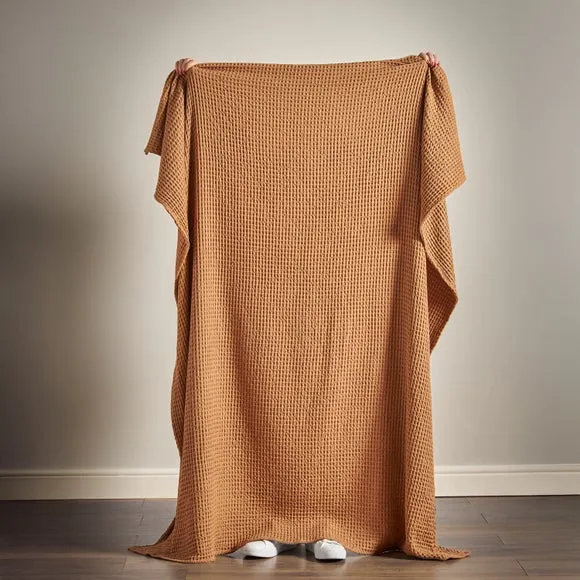 Pineapple Elephant Jaipur Waffle Throw Blanket 150cm x 200cm 2