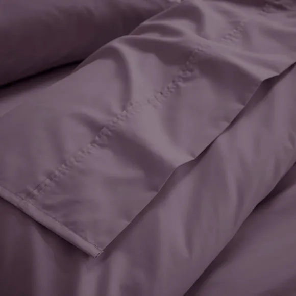 Dorma Crisp & Fresh 400 Thread Count Egyptian Cotton Percale Flat Sheet 1