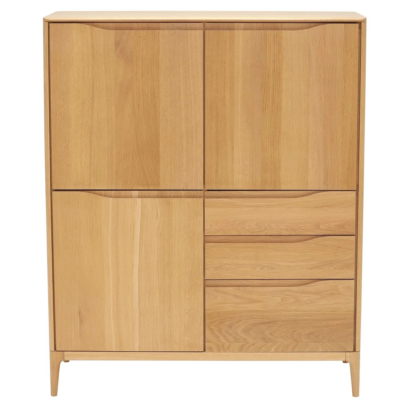 Ercol Romana Highboard, Neutral Oak | Barker & Stonehouse 4