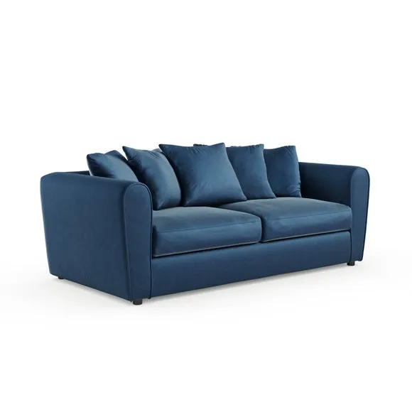 Blake Curved Arm Opulent Velvet 3 Seater Sofa 6