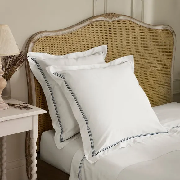 Dorma Rovello Embroidery 100% Cotton Continental Pillowcase 1