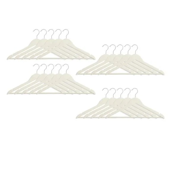 Pack of 20 Wooden Hangers 2