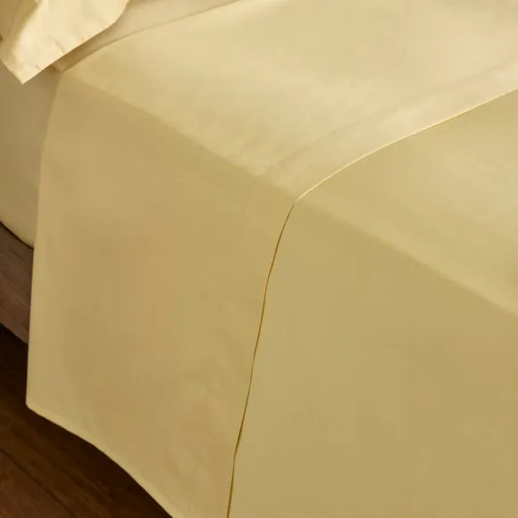 Dorma Luxe Egyptian Cotton Sateen Flat Sheet 2