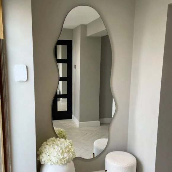 Lacuna Frameless Pond Full Length Wall Mirror 1