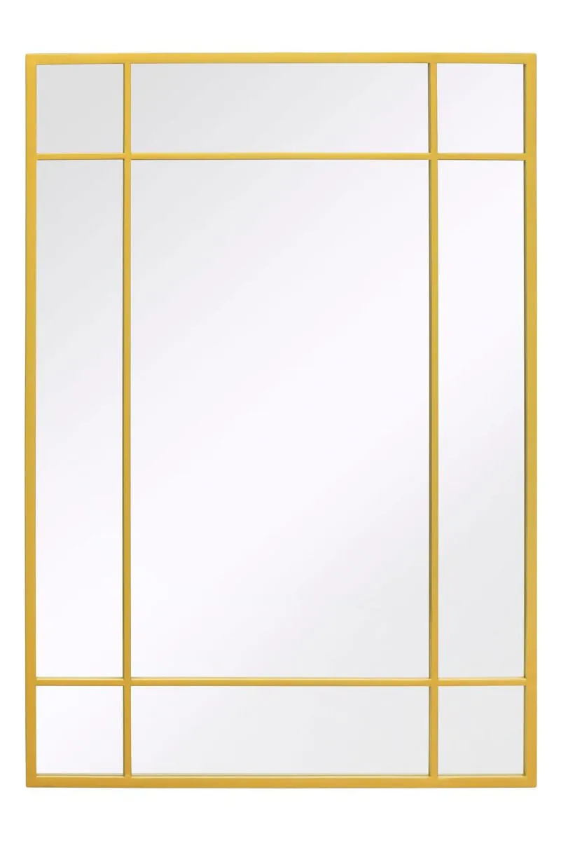 MirrorOutlet Gold Modern Contemporary Wall Mirror 39" X 27" (100CM X 70CM) 3