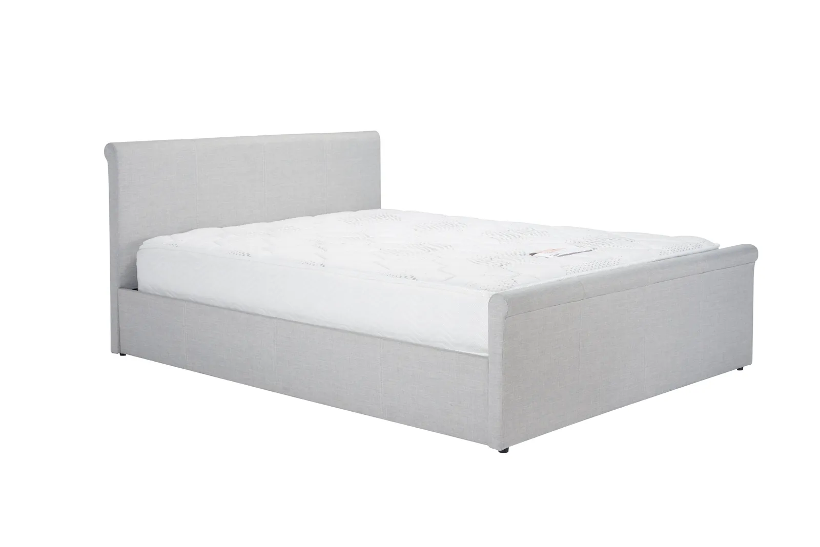 Birlea Grey Fabric Ottoman Bed Frame Storage Stratus Linen 5