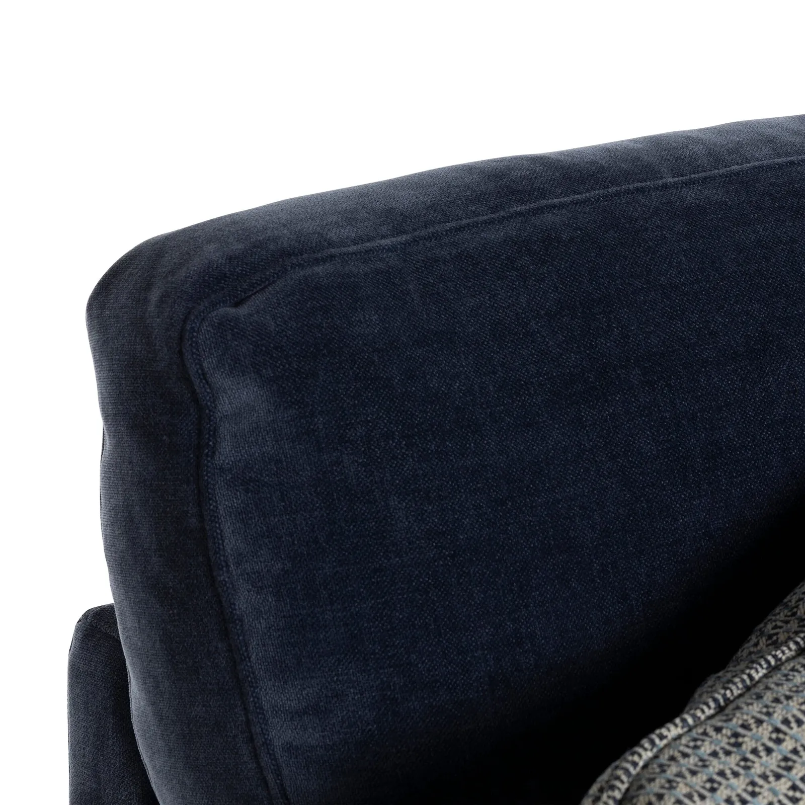 Ercol Clara Large Sofa, Blue Fabric | Barker & Stonehouse 3