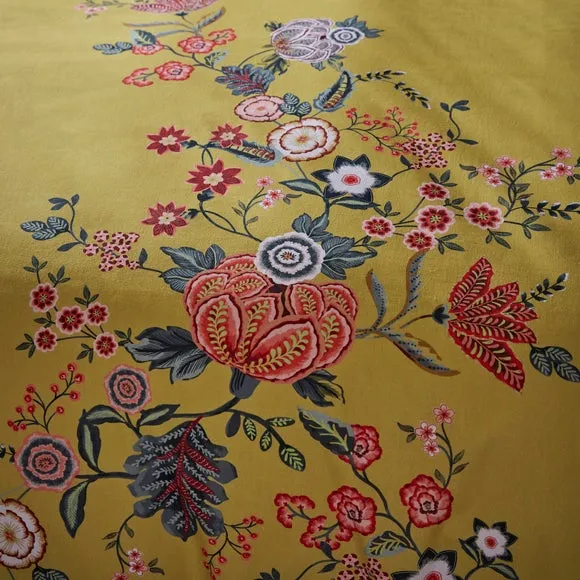 Tiverton Floral Trail 100% Cotton Sateen Duvet Cover & Pillowcase Set 4