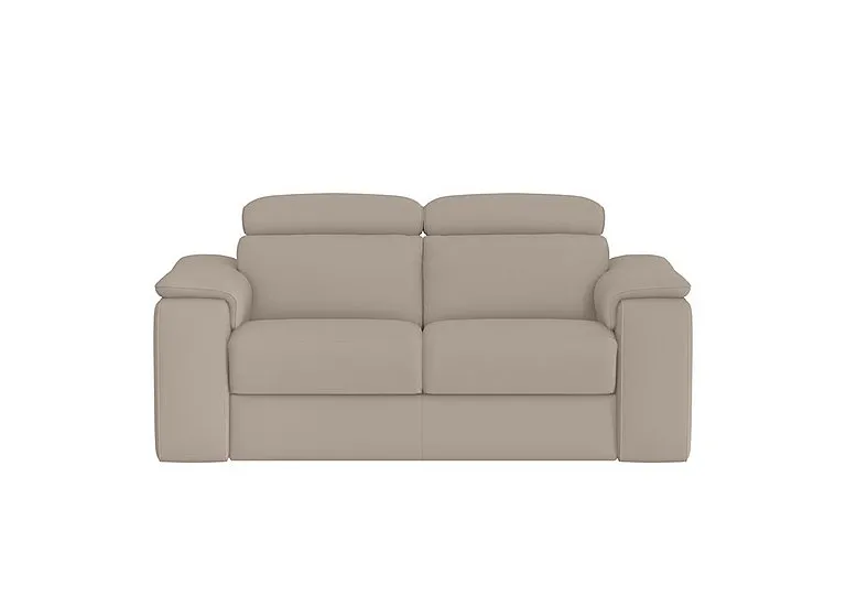 Davide 2 Seater Leather Sofa - Botera Crema