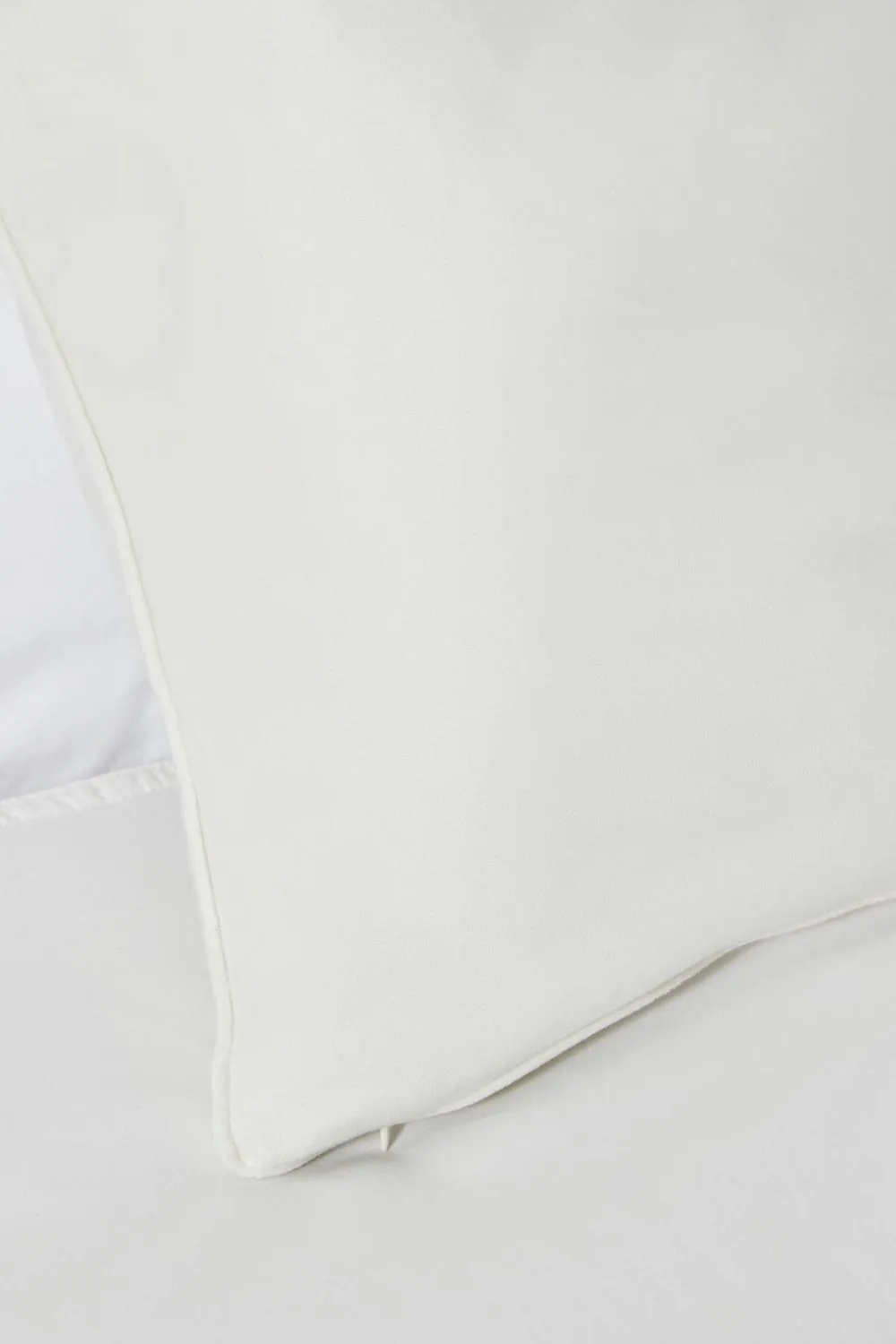 BHS Large Velour Piped Cushion in Ecru 2