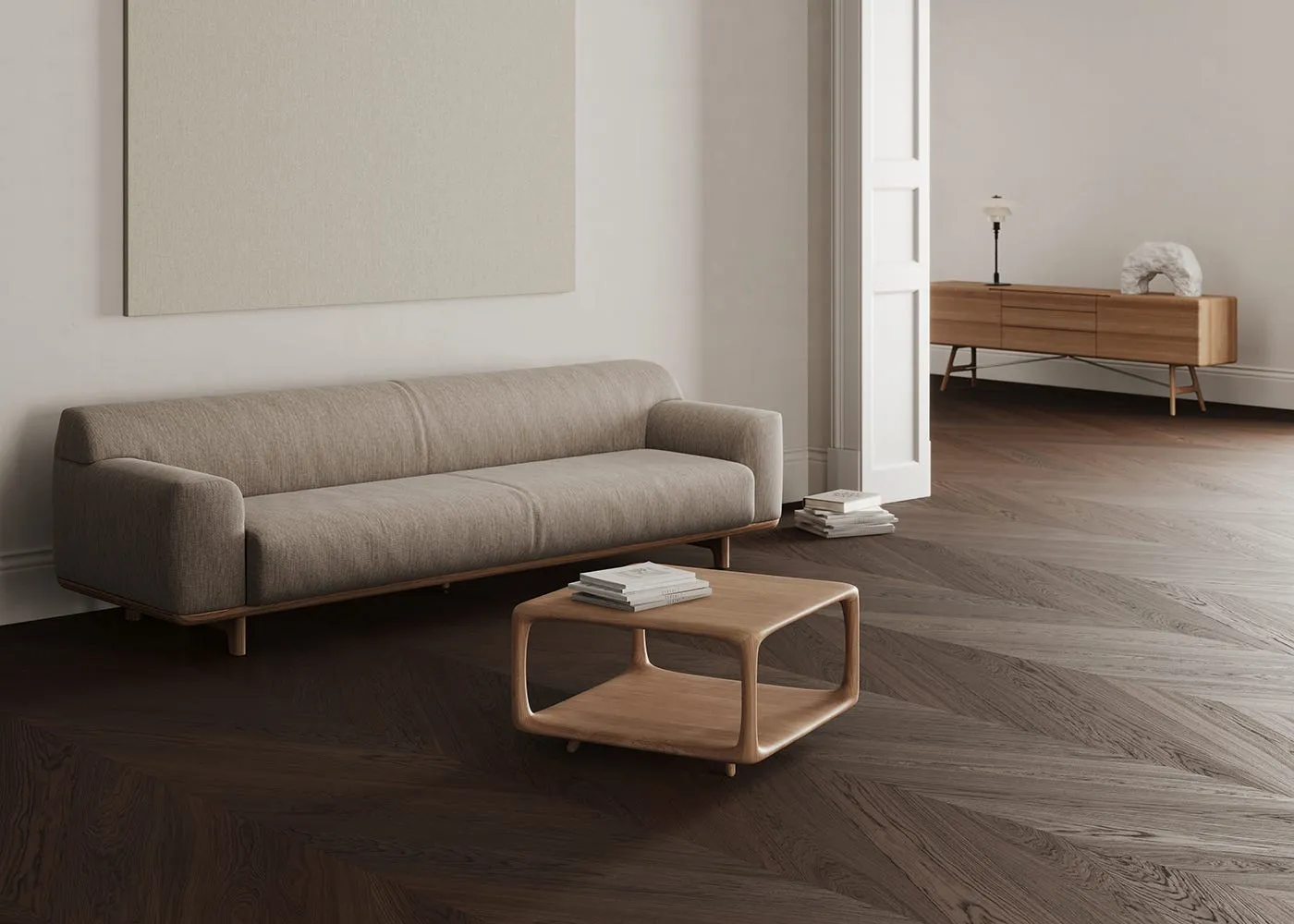 Artisan Blend Coffee Table Walnut Natural Oil 70 x 40cm 3