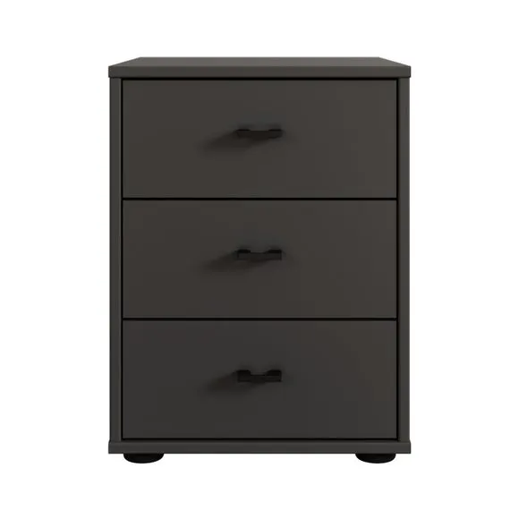 Wiemann Kahla Matt 3 Drawer Bedside Table 2