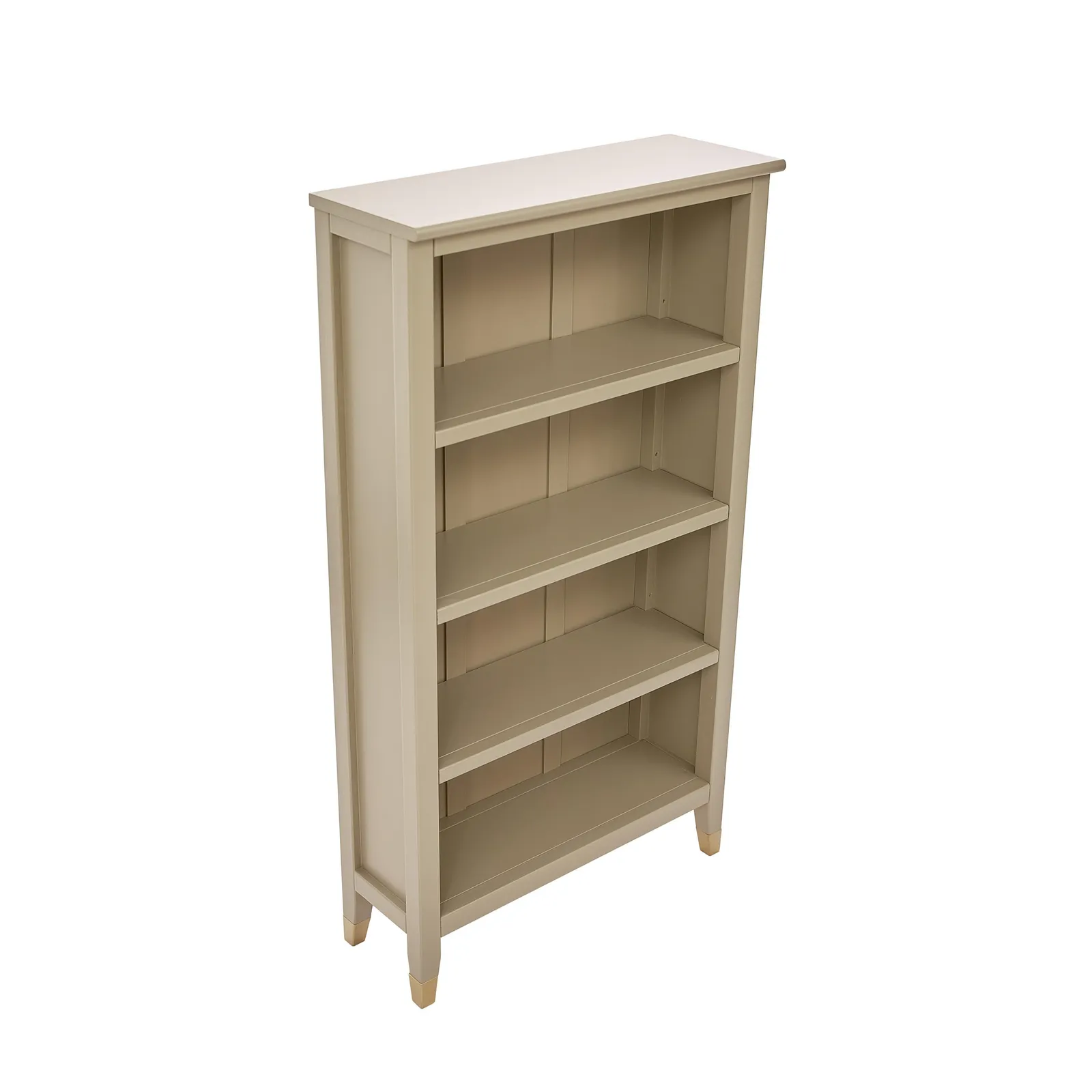 Cabinet Bits Palazzi 4 Tier Bookcase H127 W69 D25cm in Light Beige 4