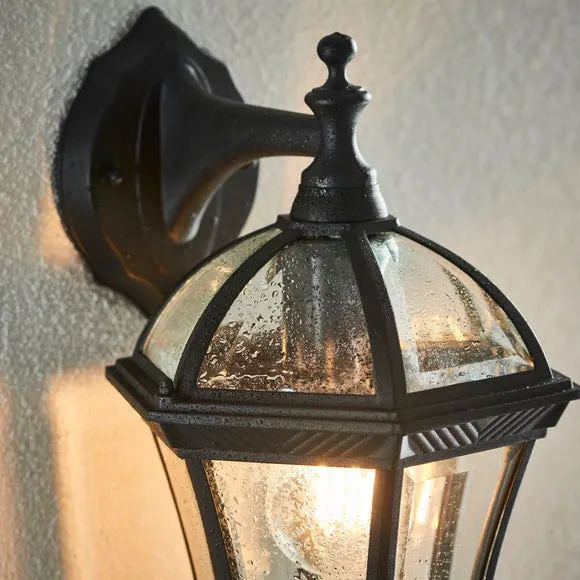 Vogue Drayton Outdoor Wall Light Black 4