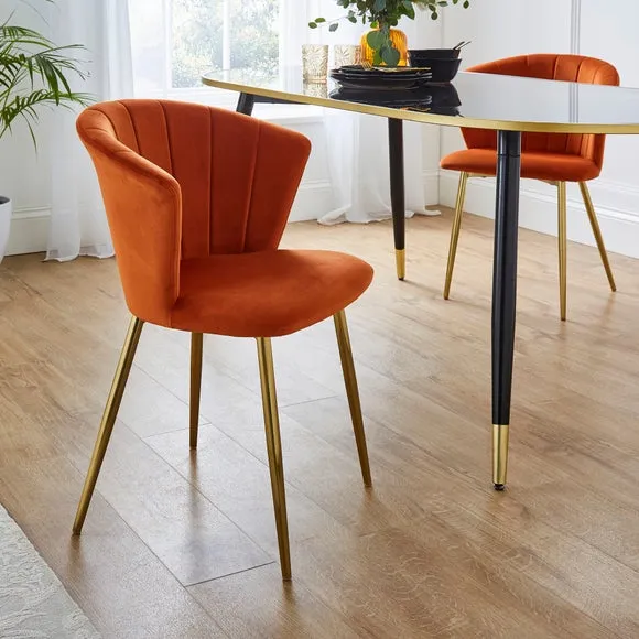 Kendall Dining Chair, Velvet 2