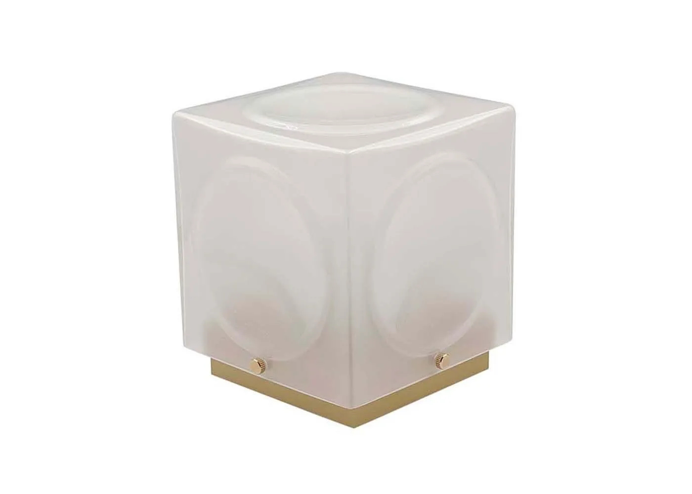 Lee Broom Chant Portable Table Lamp Frosted & Gold 1