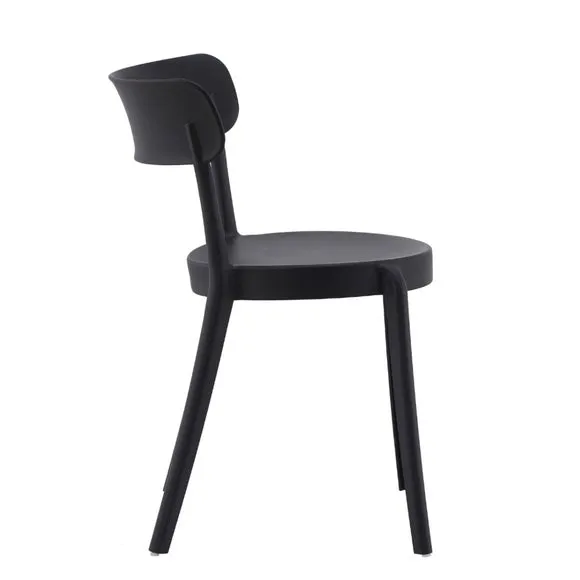Fusion Living Plastic Bistro Dining Chair 4