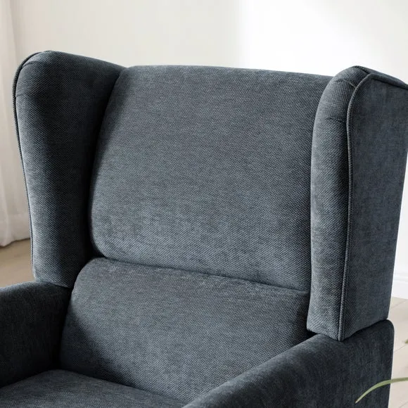 Levi Chenille Wing Chair 2