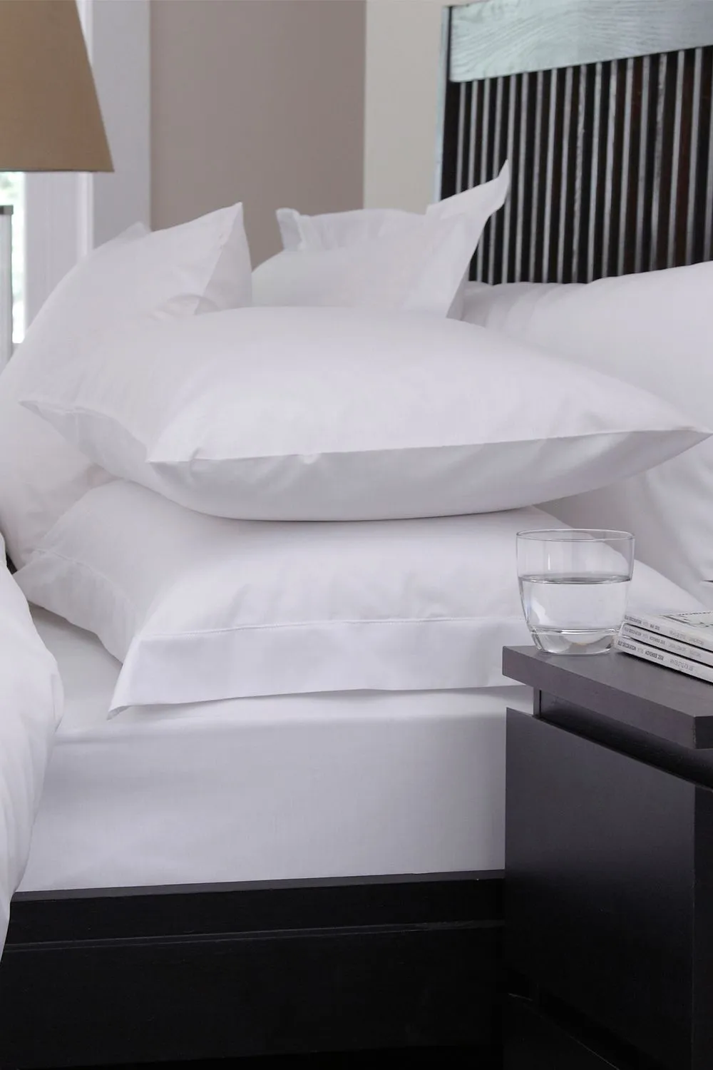Martex Percale Oxford Pillowcase in White