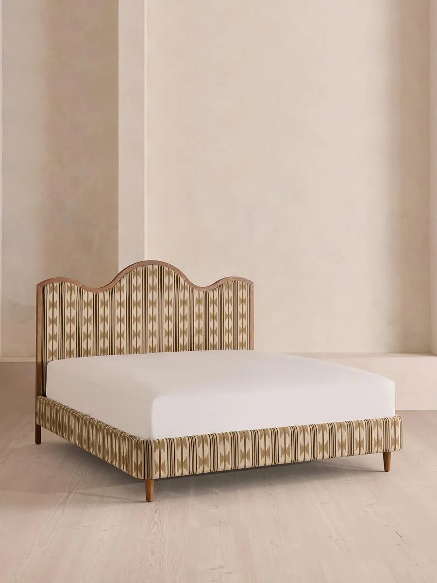 Aubrey Bed, King, Linen, Watkins