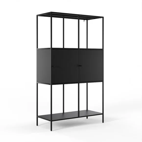 Corin Metal 2 Door Shelving Unit 5
