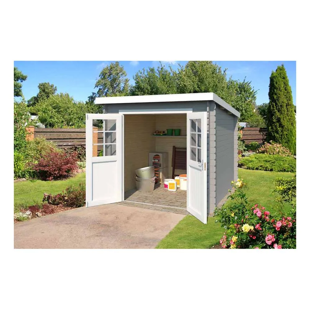 Lasita Maja Ltd Indi 175-Log Cabin, Garden Room, Home Office - L250xW213.1xH210.9 cm in Natural 5