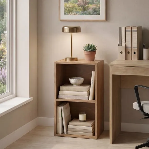 Return - Oxford 2 Tier Cube Bookcase