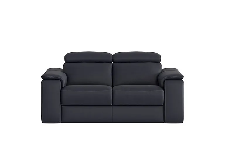 Davide 2 Seater Leather Sofa - Torello Blu