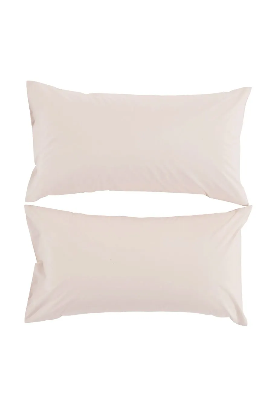 CHRISTY Pure Cotton Percale King Pillowcase Pair in Pink 3