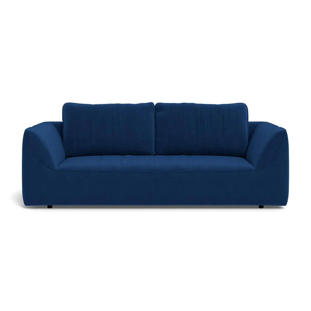 Heal's Morven 3 Seater Sofa Velvet Petrol 1