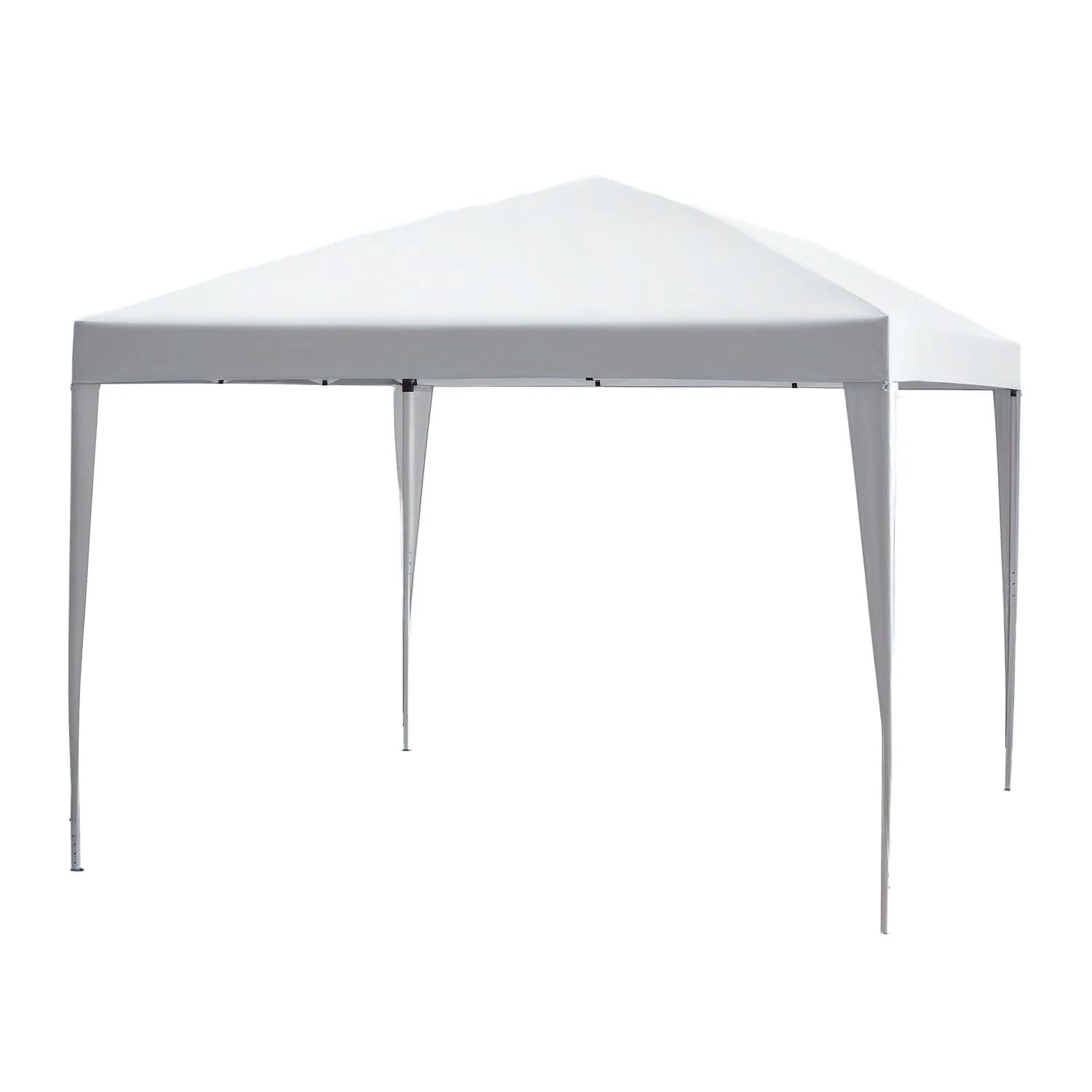 OUTSUNNY 3 x 3M Garden Pop Up Gazebo Height Adjustable Marquee Party Tent Wedding Canopy with Carrying Bag in White 2