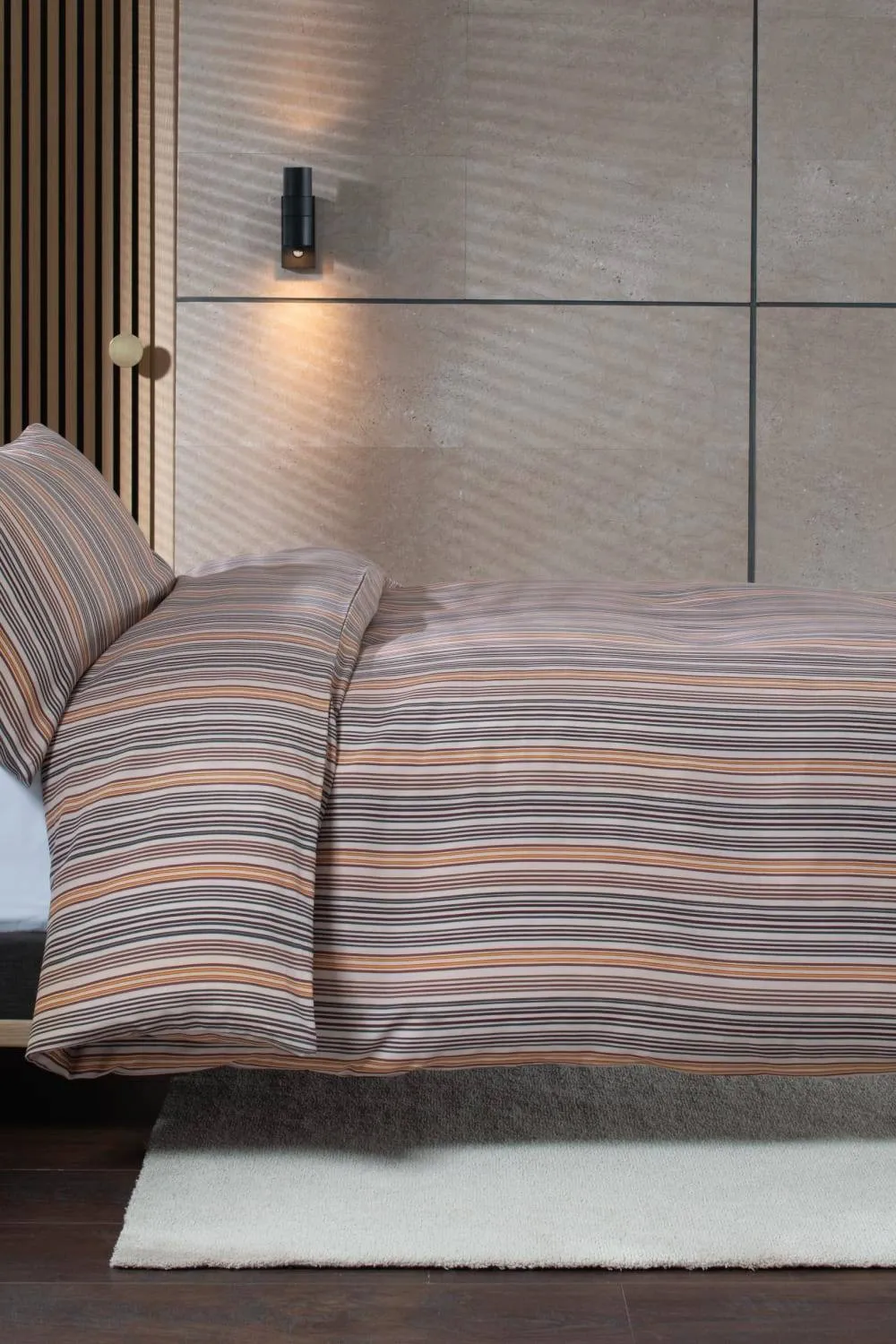 Deyongs Studio Fine Stripe Cotton Printed Duvet Set 3