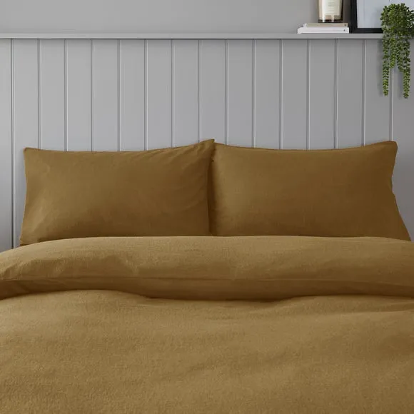 Soft & Cosy Luxury 100% Brushed Cotton Standard Pillowcase Pair 2
