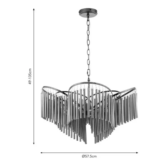 Palace 5 Light Adjustable Pendant Light 6