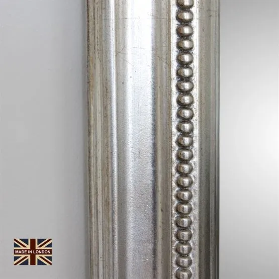 Yearn Mirrors Diana Overmantle Arched Silver Bevelled Mirror 2