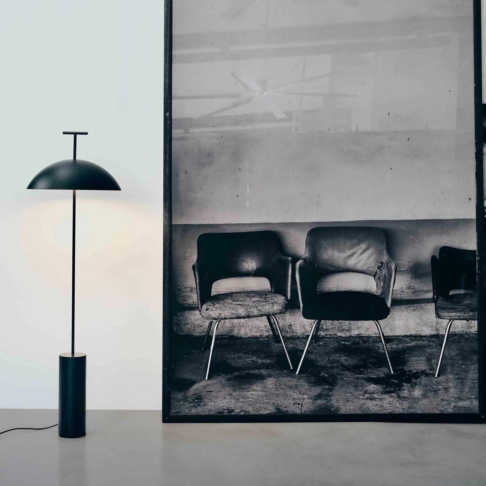 Kartell Geen-A Lamp With Dimmer, Black Metal | Barker & Stonehouse 2