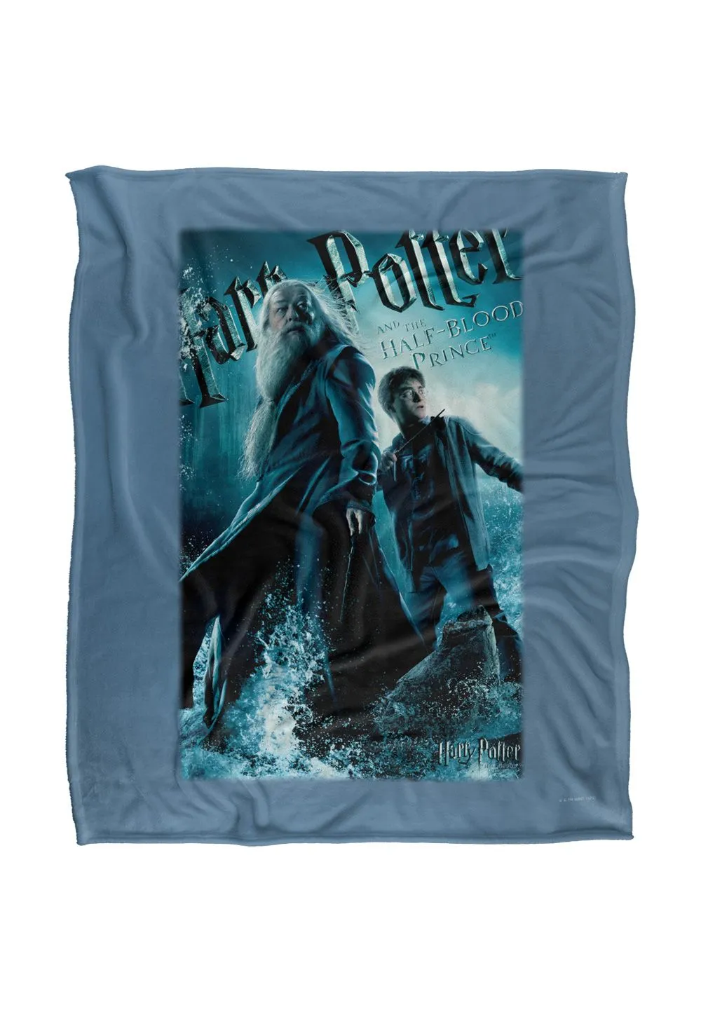 Harry Potter Half Blood Prince Poster Officially Licensed Silky Touch Super Soft Throw Blanket 152x127 cm in White