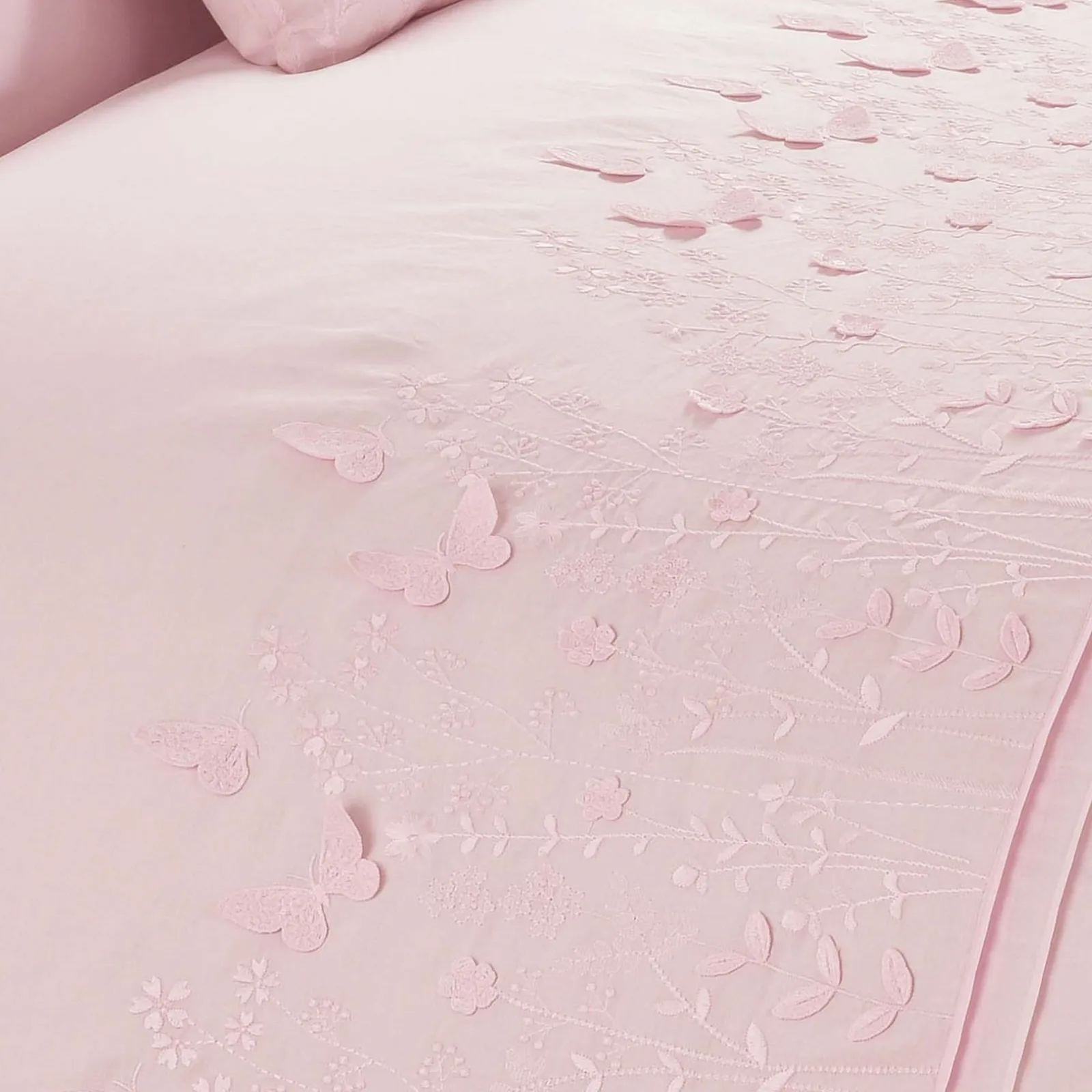 Rapport Home Papillon Duvet Set King Blush, Pink 2