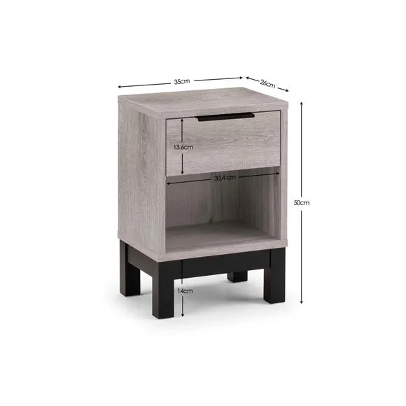 Bali 1 Drawer Bedside Table 6