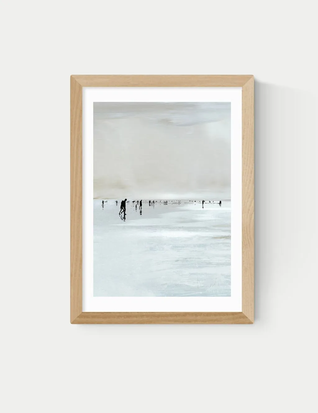 East End Prints Beachy Landscape Rectangle Framed Art Natural