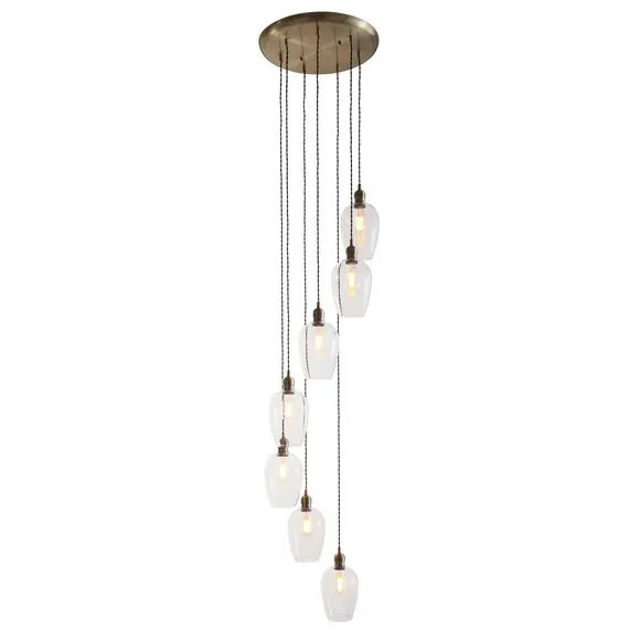 Vogue Sturt 7 Light Adjustable Cascade Pendant Light 5