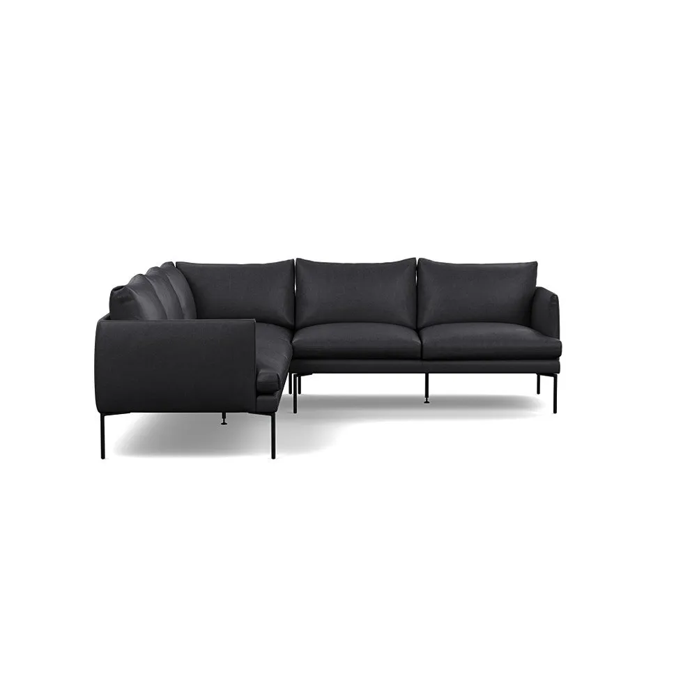 Heal's Matera Large Corner Sofa Linea Leather 622 1