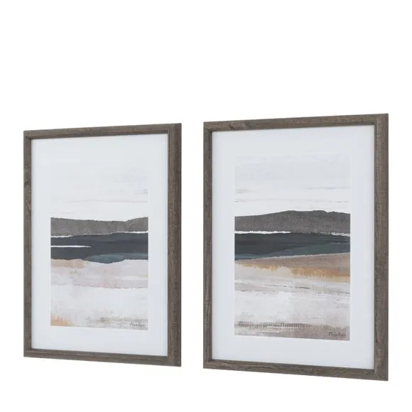Cedar and Sage Set of 2 Drift Landscape Framed Prints 5
