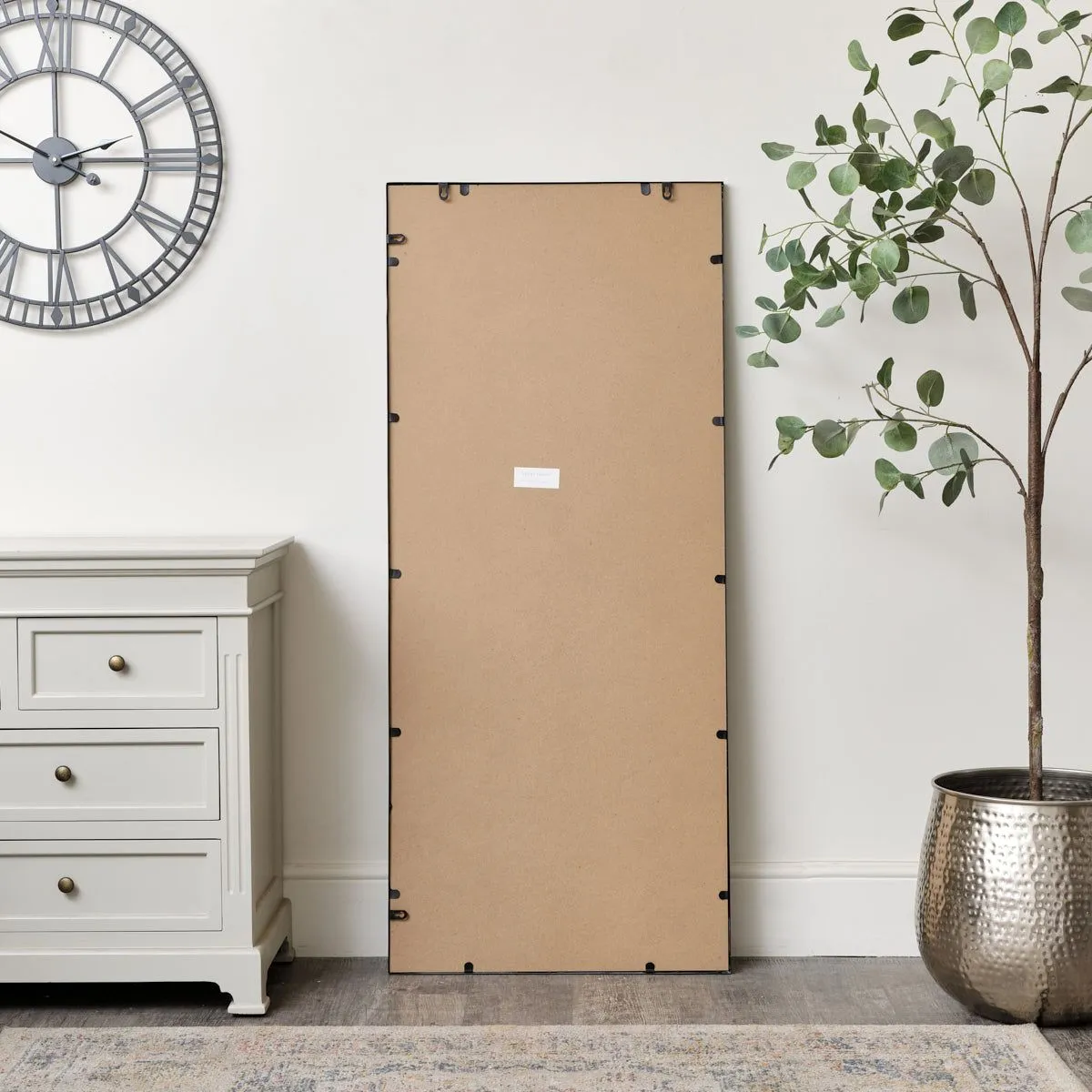 Melody Maison Large Black Rectangle Wall Mirror 60cm X 140cm 6