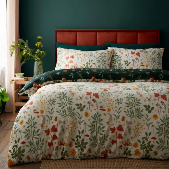 Fusion Botanical Mushrooms Duvet Cover & Pillowcase Set