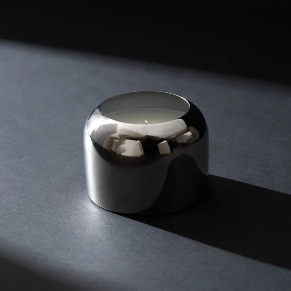 Luxe Silver Amber & Bergamot Candle 2